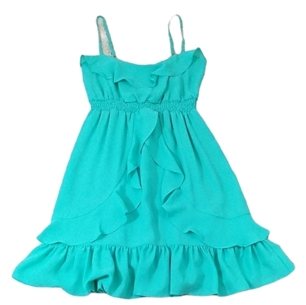Max&Cleo~Sz XXS~"Anne" Green Tide Party Dress NWT.
